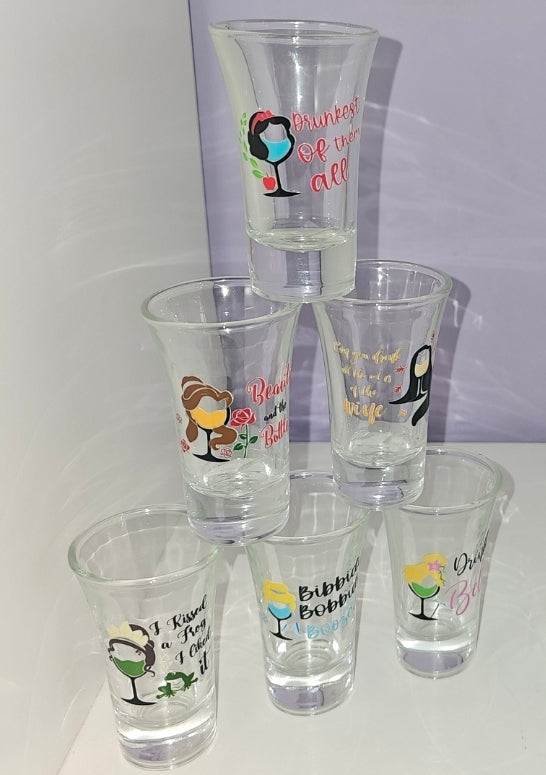 Sassy Princess Shot Glass Set – Two Magical Collections to Choose From!