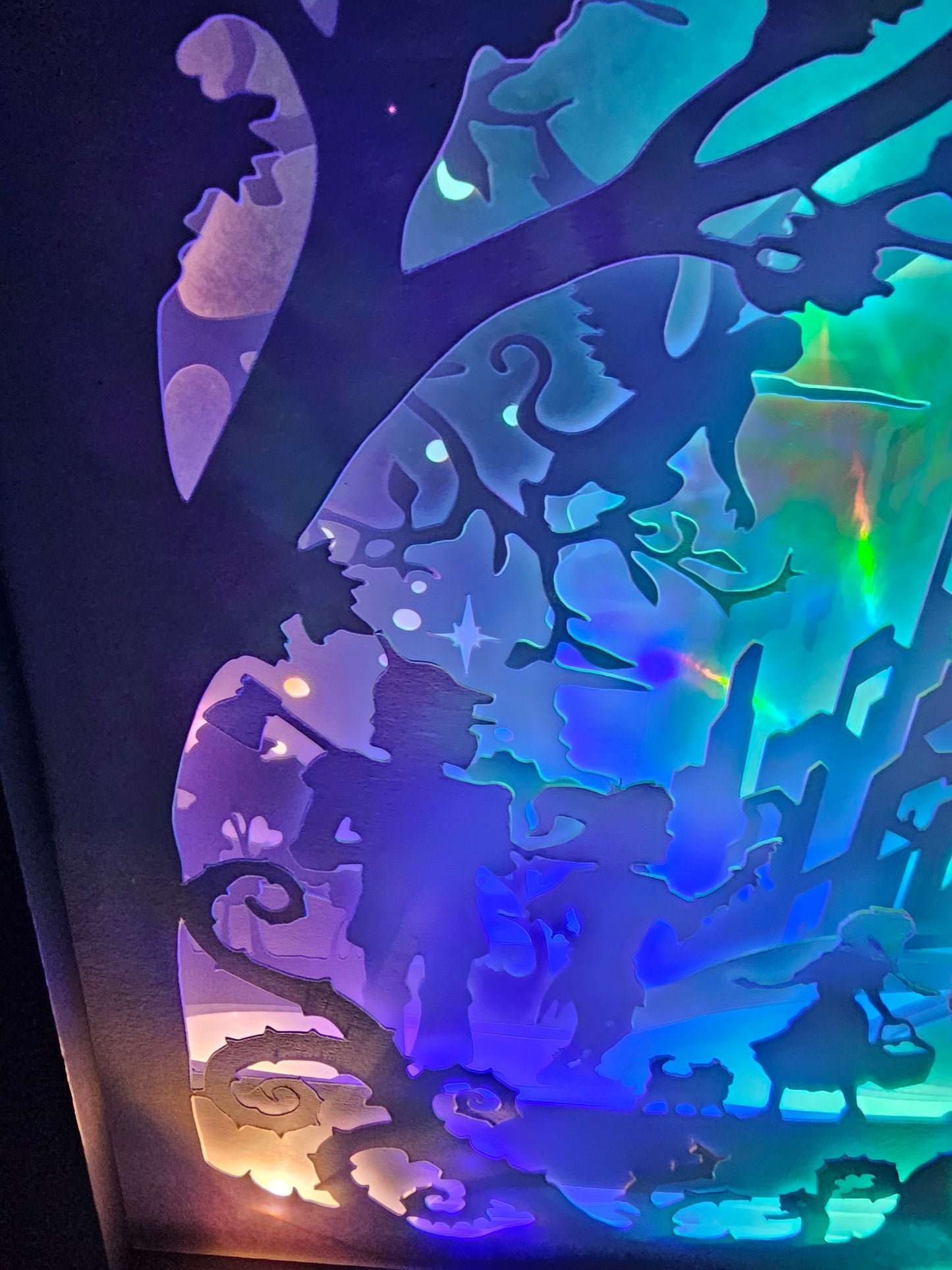 Yellow Brick Road Shadow box | light box