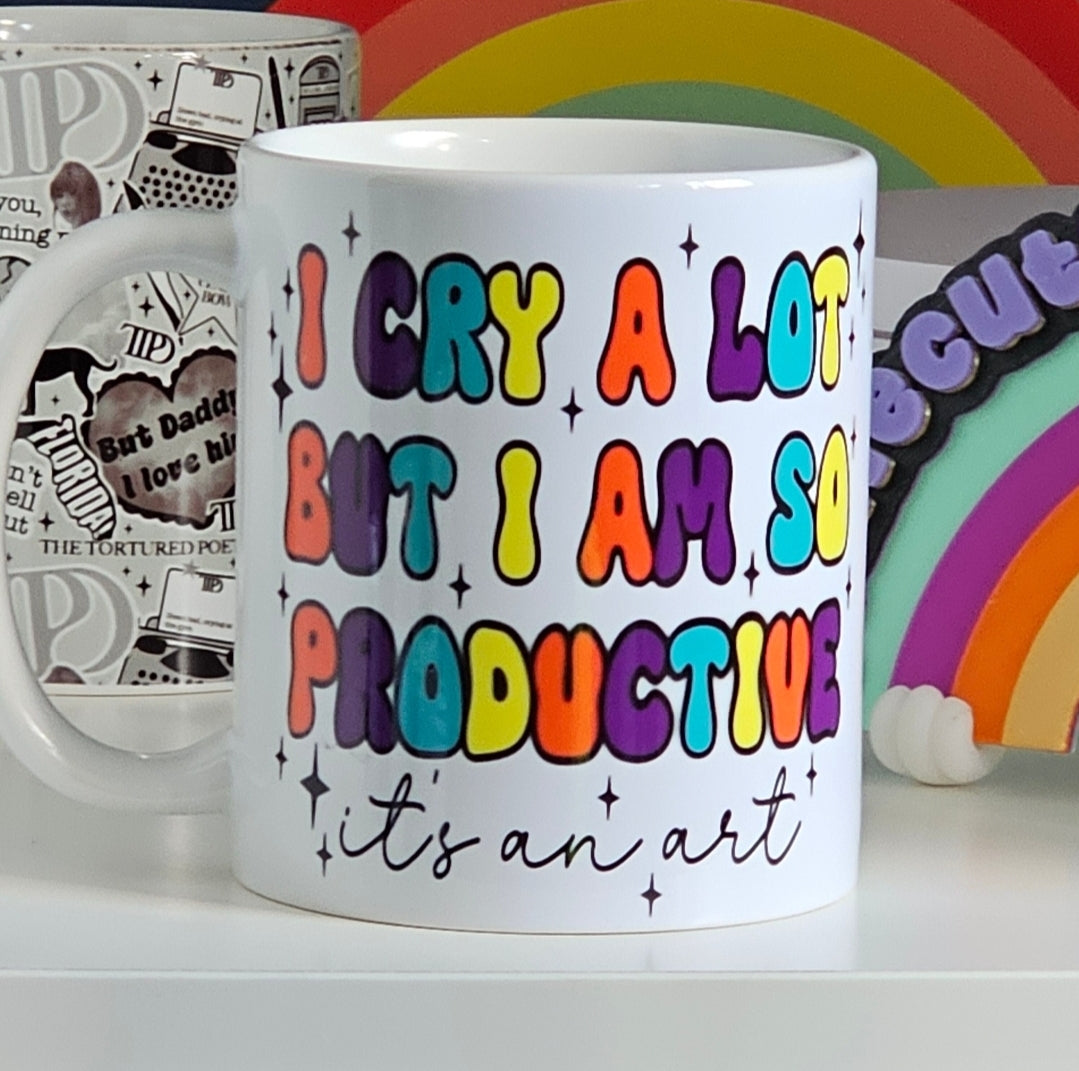 I cry a lot mug | fan gift
