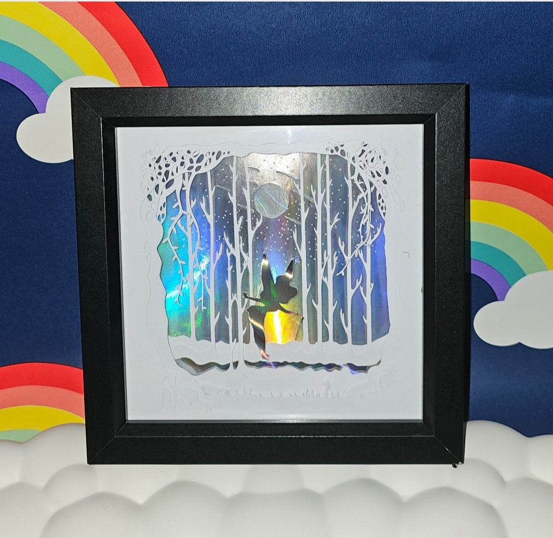 peter's fairy friend Shadow box / light box | neverland | birthday gift