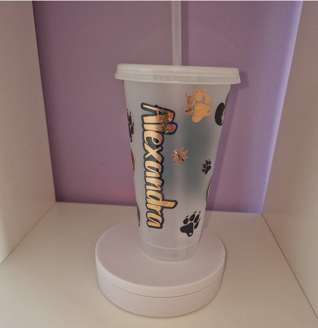Savanna Majesty cold cup 24 oz with straw | simba cold cup | gift for all occasions |
