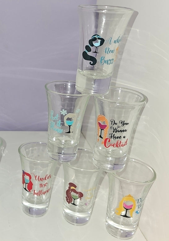 Sassy Princess Shot Glass Set – Two Magical Collections to Choose From!