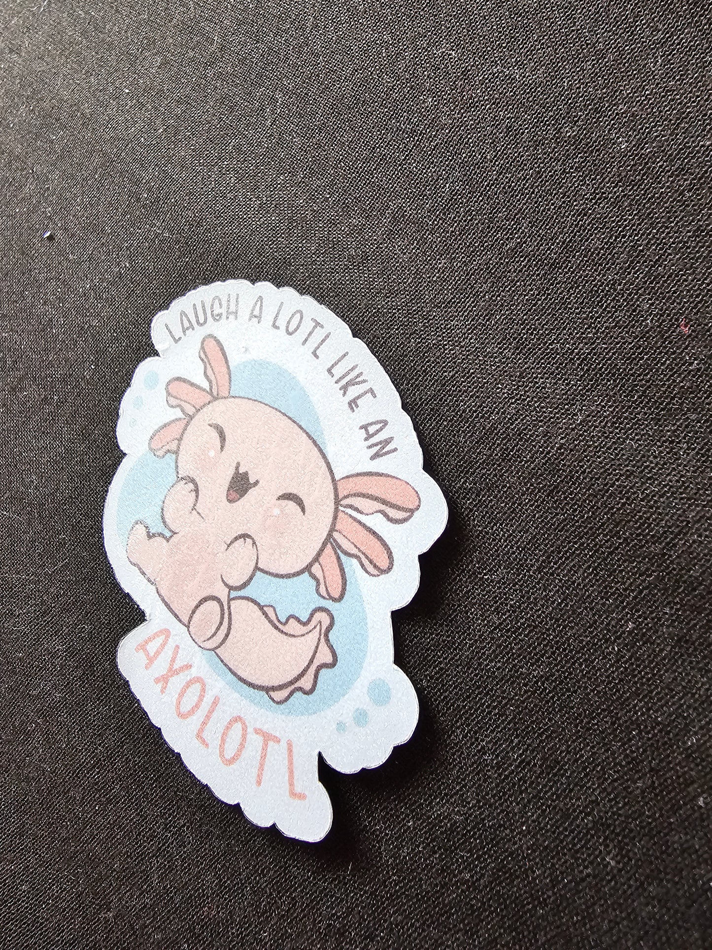 Axolotl stickers | you ask alotl questions | laptop stickers