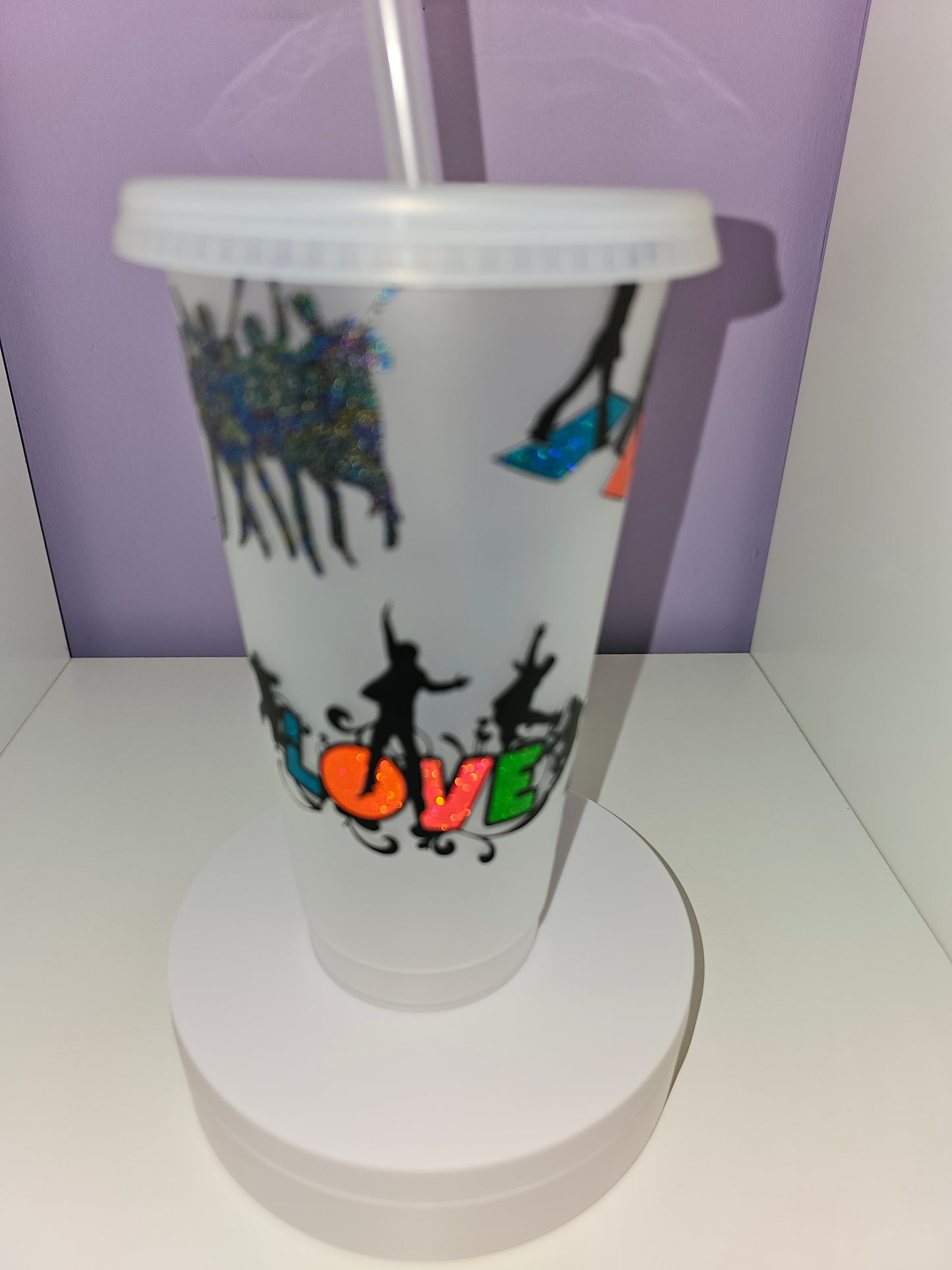 Fab four cold cup 24 oz with straw | gift for all occasions