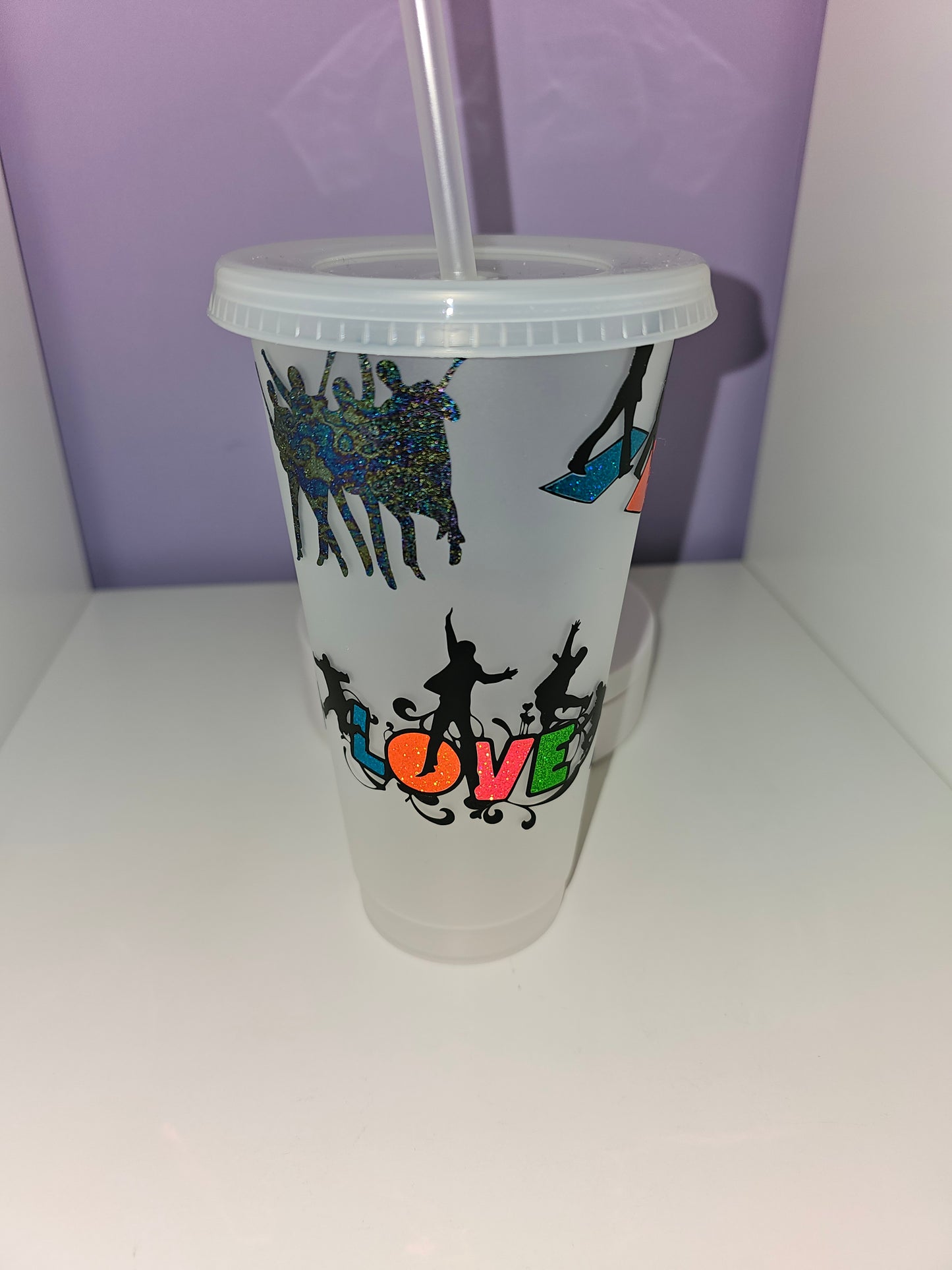 Fab four cold cup 24 oz with straw | gift for all occasions