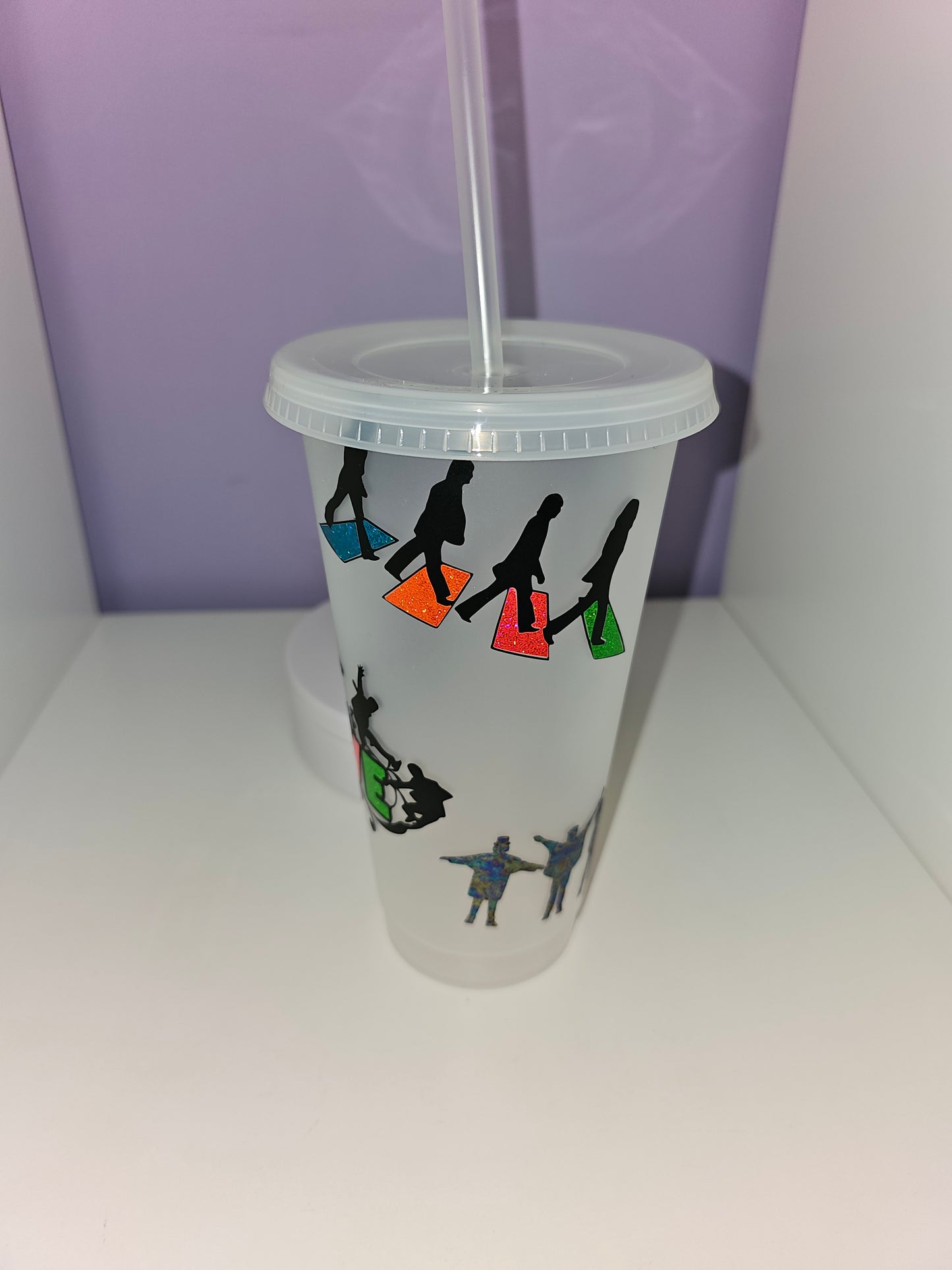 Fab four cold cup 24 oz with straw | gift for all occasions