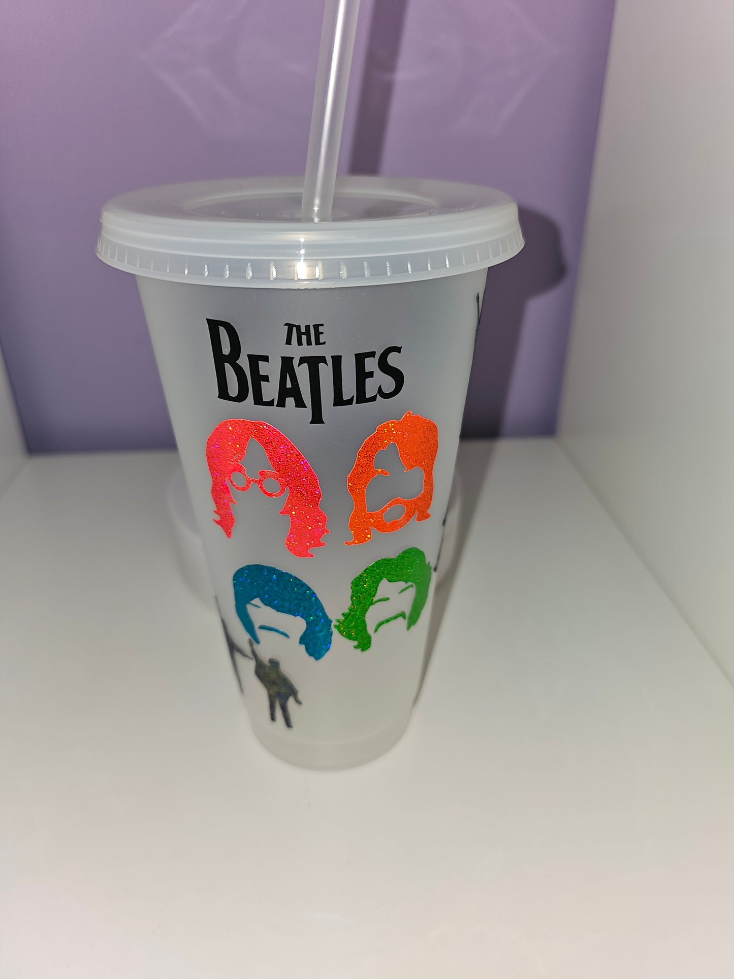 Fab four cold cup 24 oz with straw | gift for all occasions