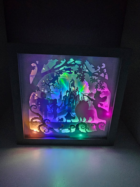 Yellow Brick Road Shadow box | light box