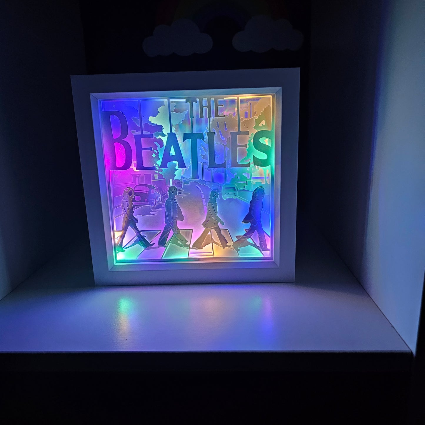 Fab four Abbey Road Shadow box | light box | fan gift