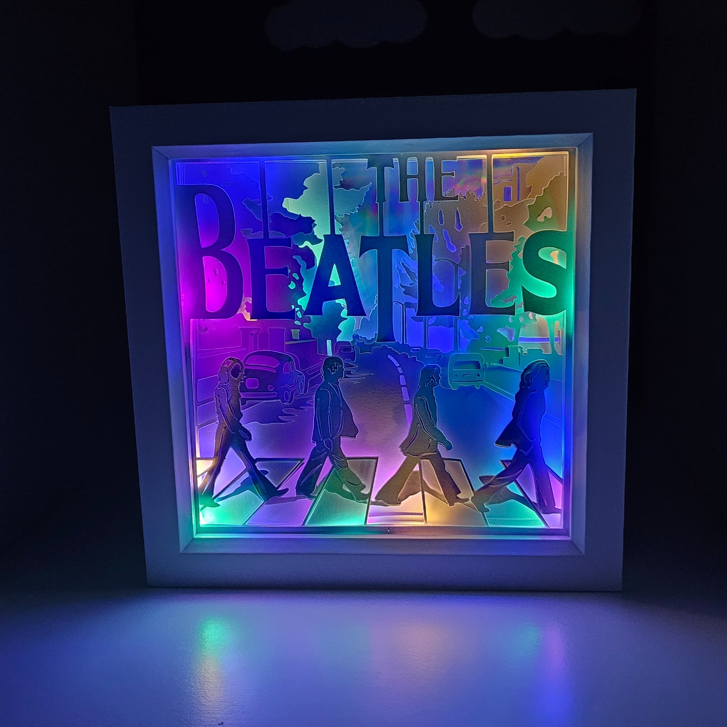 Fab four Abbey Road Shadow box | light box | fan gift