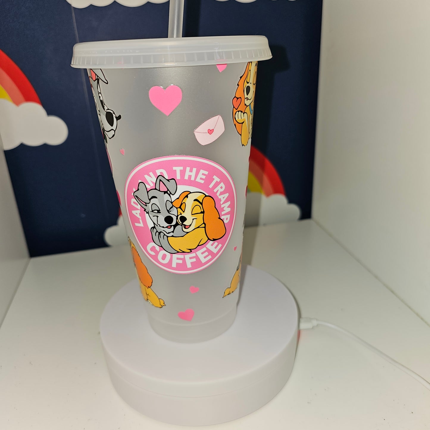 Puppy love cold cup | 24 oz | gift for mothers | gift for children