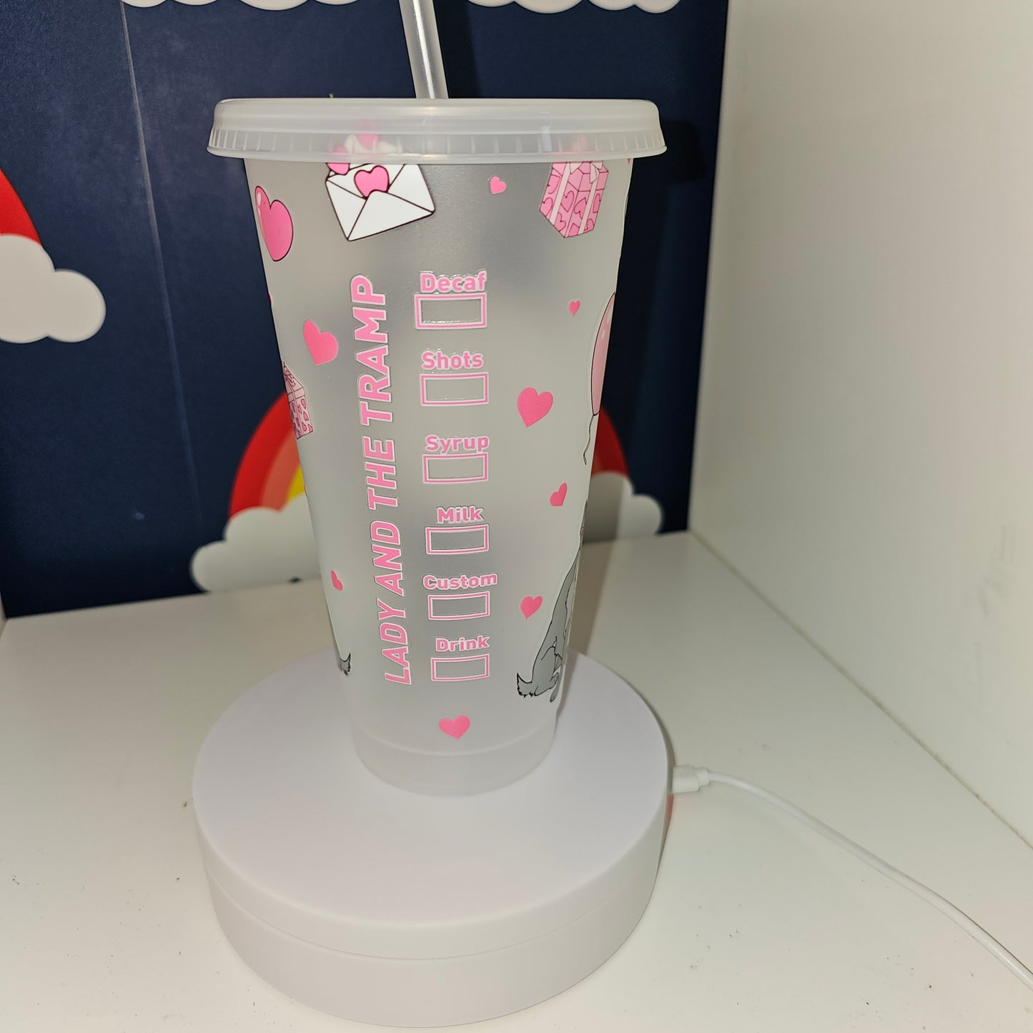 Puppy love cold cup | 24 oz | gift for mothers | gift for children