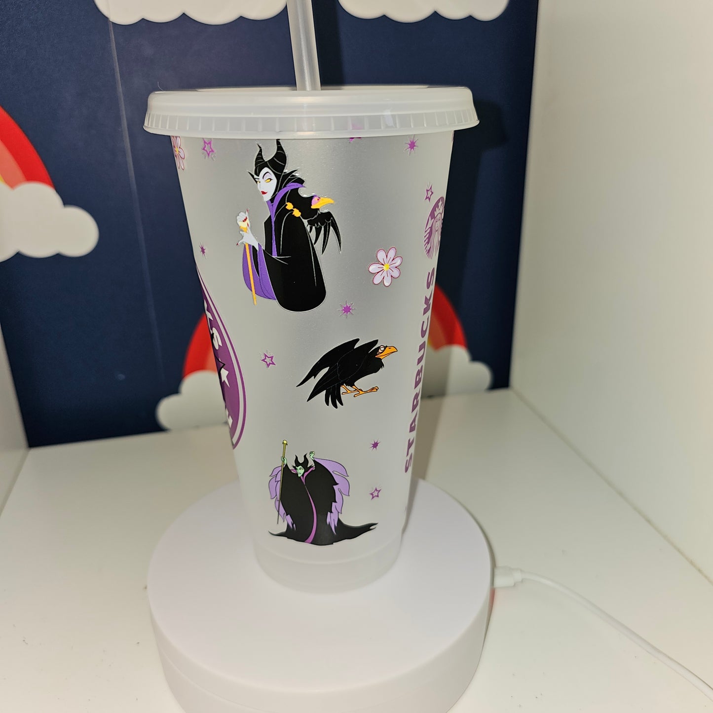 Dark Enchantment cold cup | 24 oz | villians cold cup | gift for mothers | gift for children