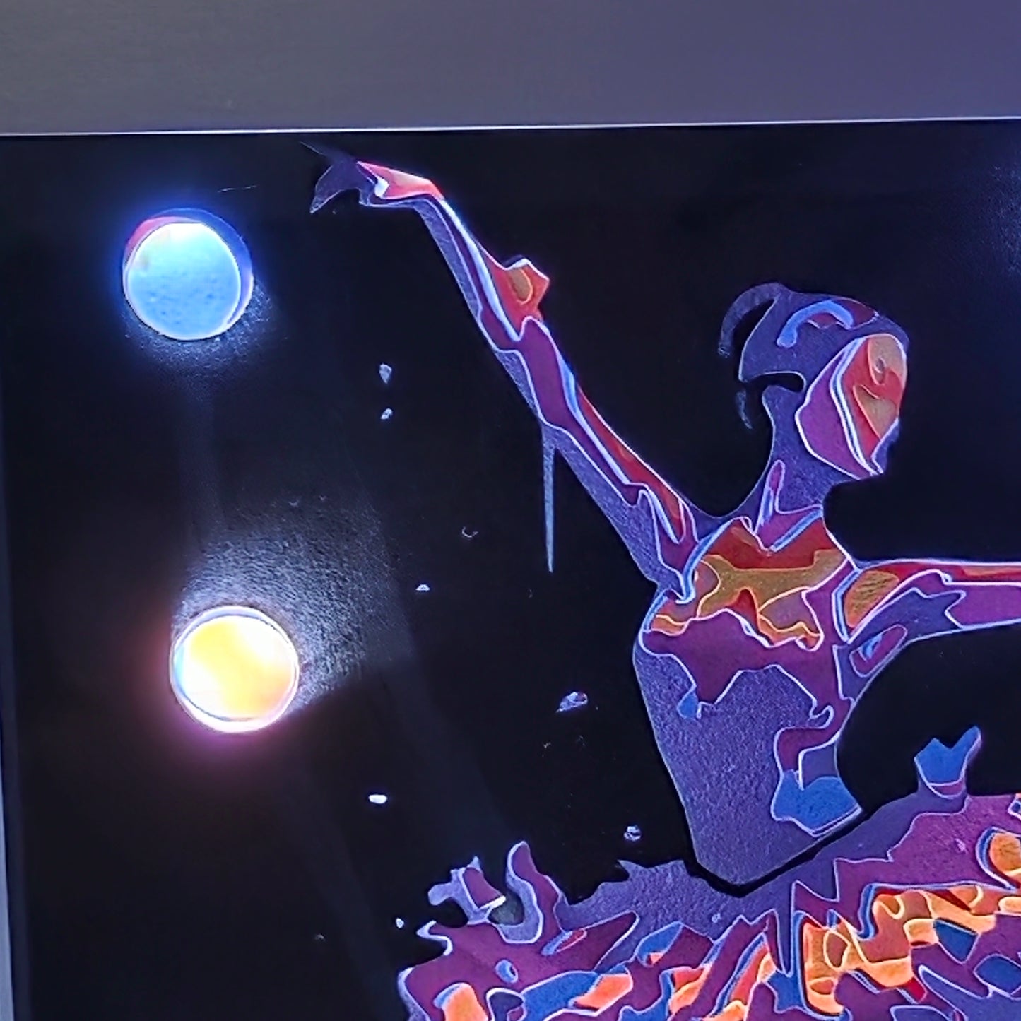 Light Up Ballerina Shadow Box – LED Dance Room Decor