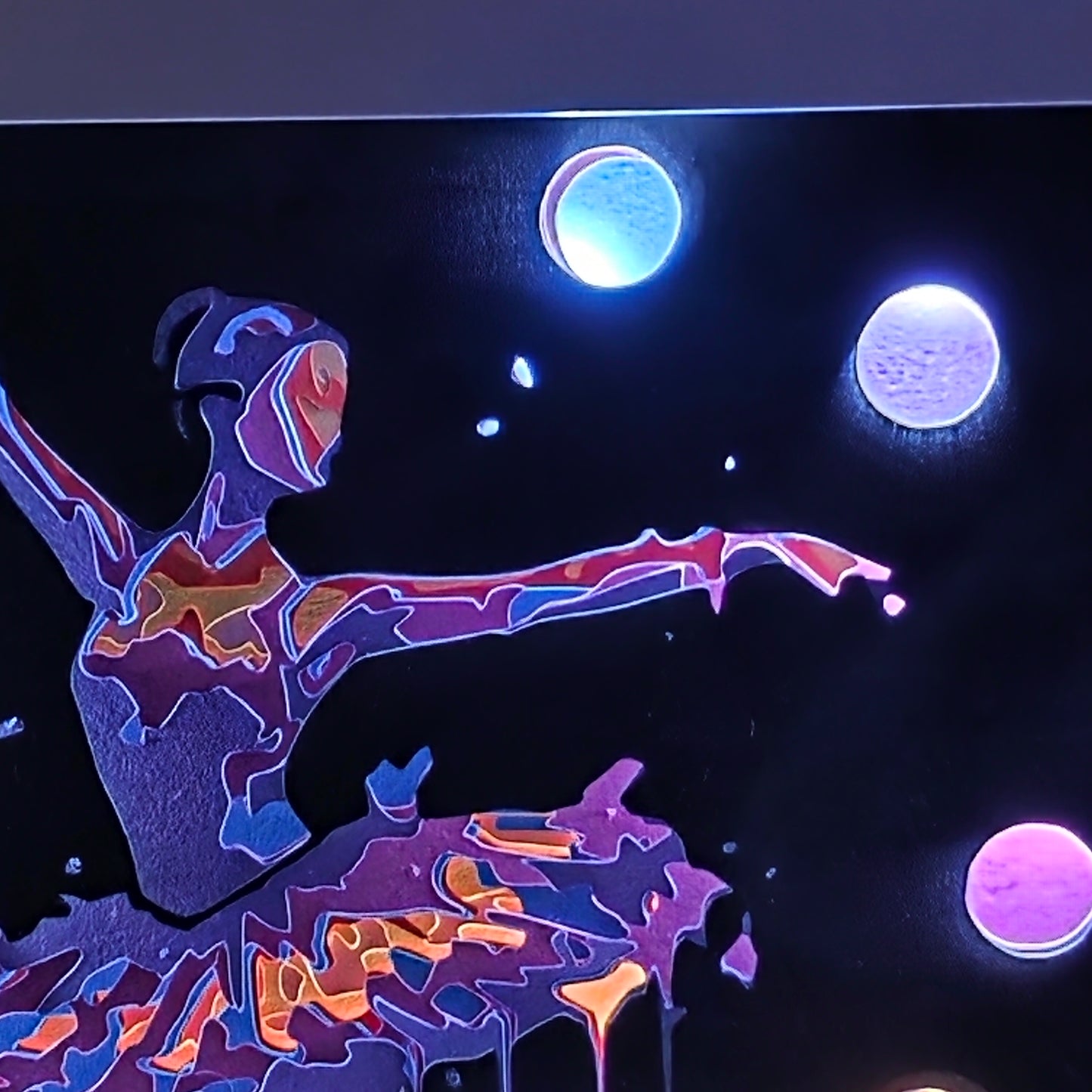 Light Up Ballerina Shadow Box – LED Dance Room Decor