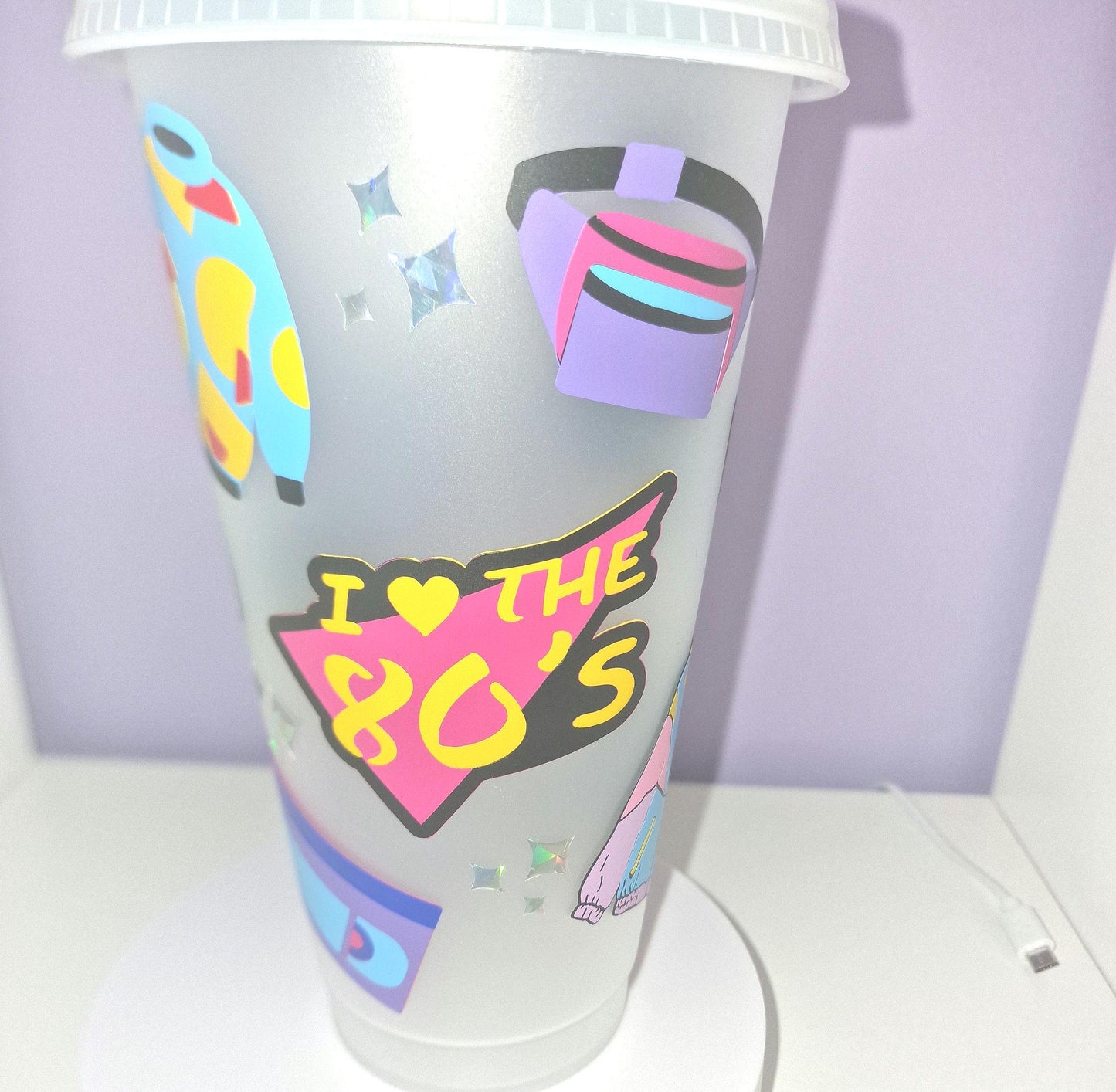 1980s Nostalgia Cold Cup - Relive the Retro Vibes