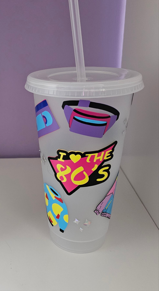 1980s Nostalgia Cold Cup - Relive the Retro Vibes