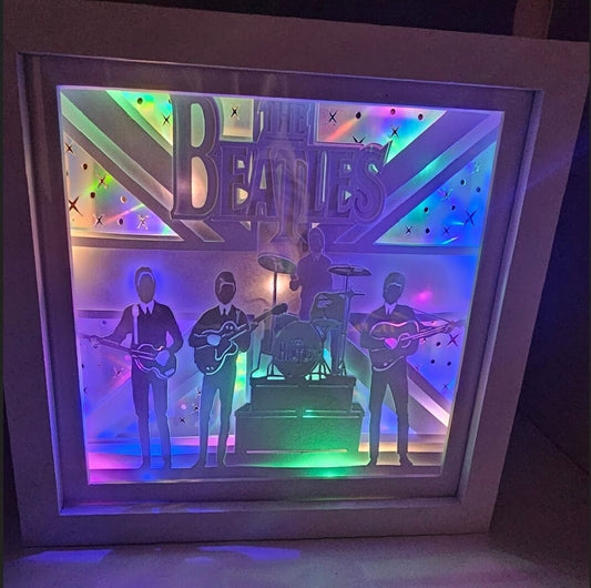 Fab Four Shadow box | light box | birthday gift | fan gift