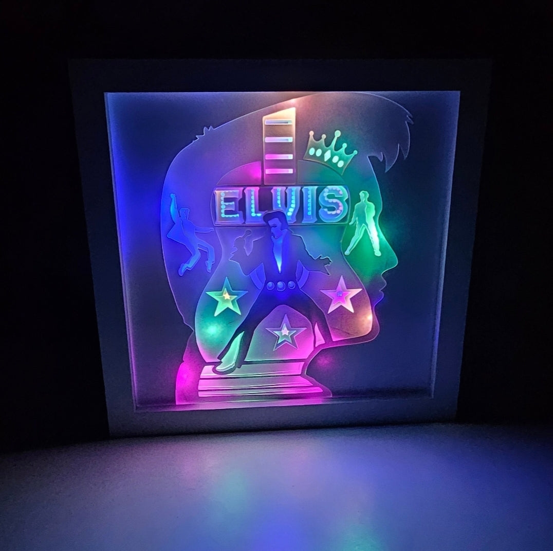 Rock n roll Legend Shadowbox fan gift