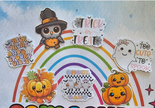 Halloween stickers | Laptop decals