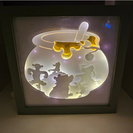 forest friend Shadow box | light box