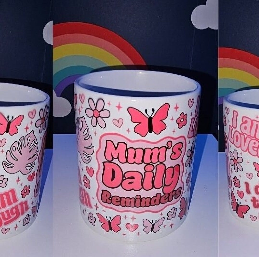 Mum's daily affirmation mug | personalised mug