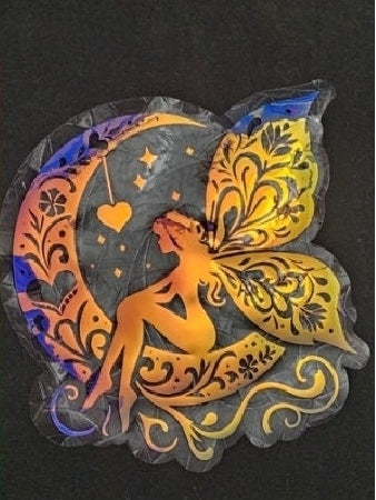 Rainbow window cling, bird saver, window sticker, holographic window sticker