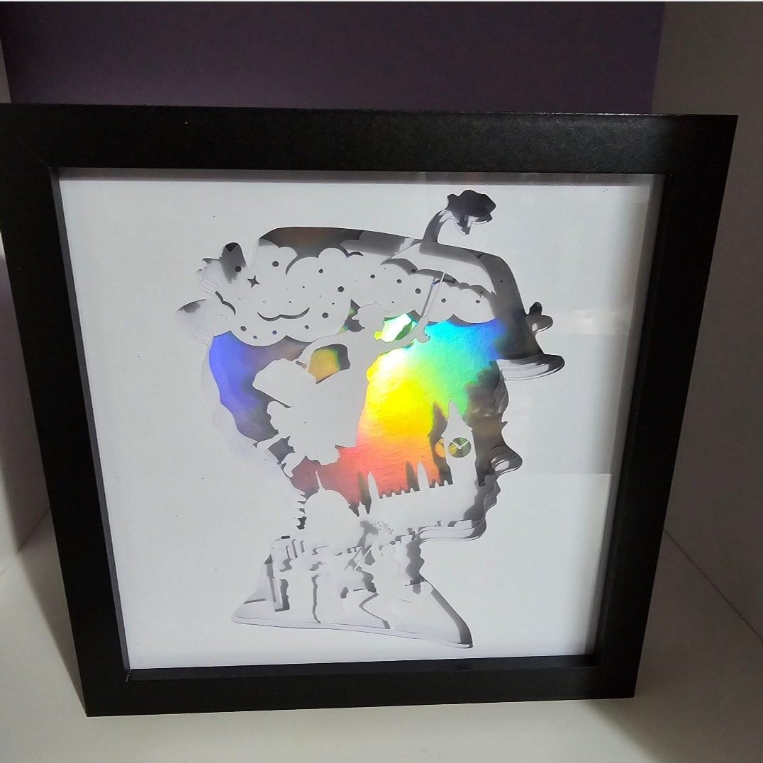 Nanny shadow box light box | birthday gift | mothers day gift | gift for her