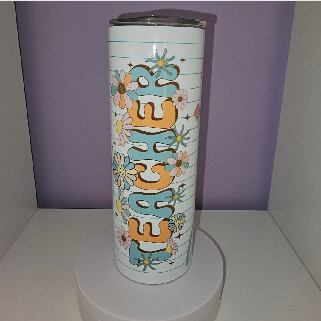 Teacher tumbler hot and cold drinks teacher gift