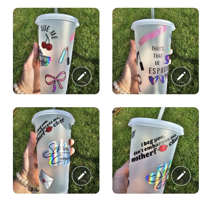 Sabrina cold cup | please please please | fan gift