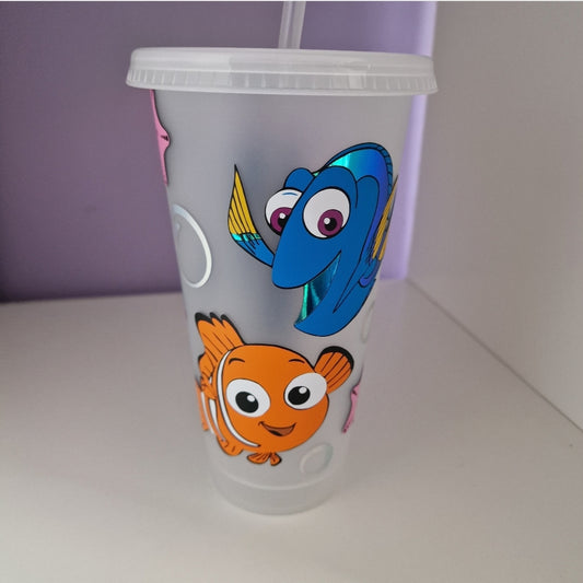 Finding the fish cold cup 24 oz| gift for him | gift for her