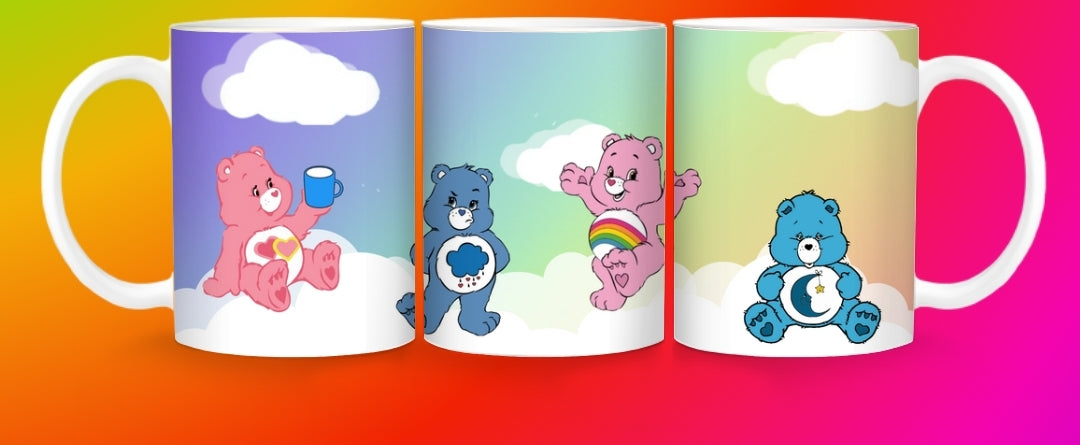 Rainbow Bear mug | gift for daughter | gift for son | 1980s